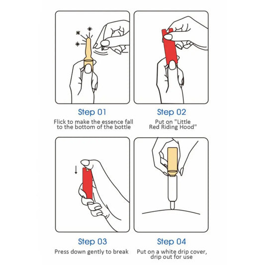 28 Bottle/SET Fullerene Hyaluronic Acid Ampoule Face Serum .