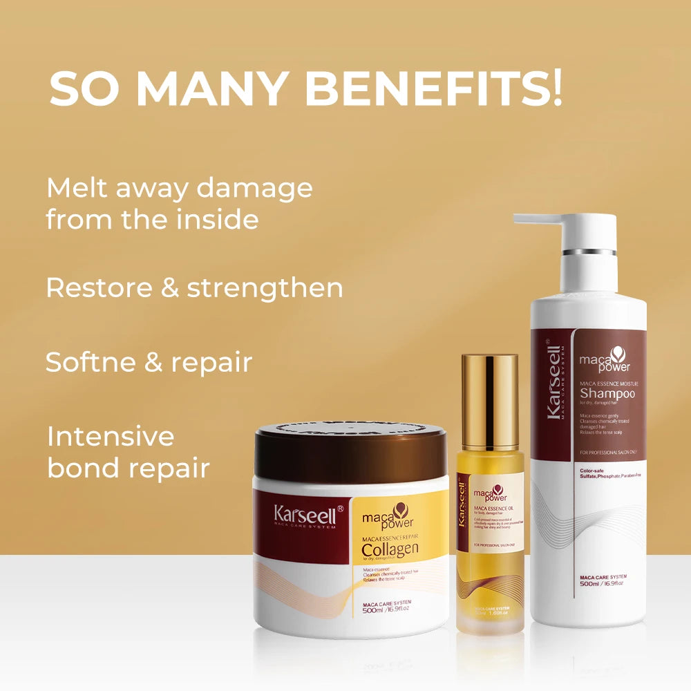 Hair Mask + Argan Oi + Hair Shampoo