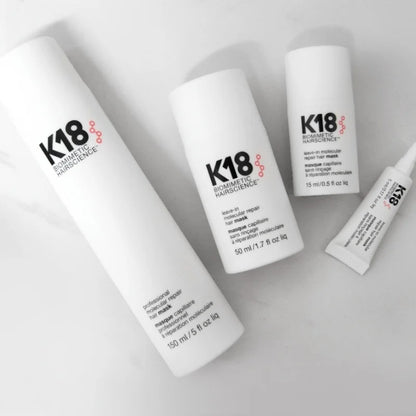50ml K18 Leave-In Molecular kertain Repair Hair Mask Softens Restores Damaged Hair Deep Keratin Treatment for Hair and Scalp