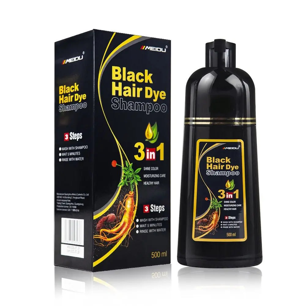 Meidu 3 In 1 Instant Coloring Shampoo Natural .