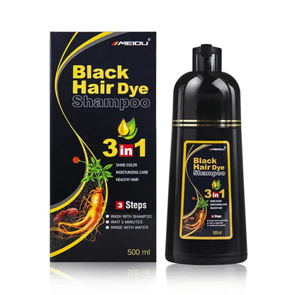 Meidu 3 In 1 Instant Coloring Shampoo Natural .