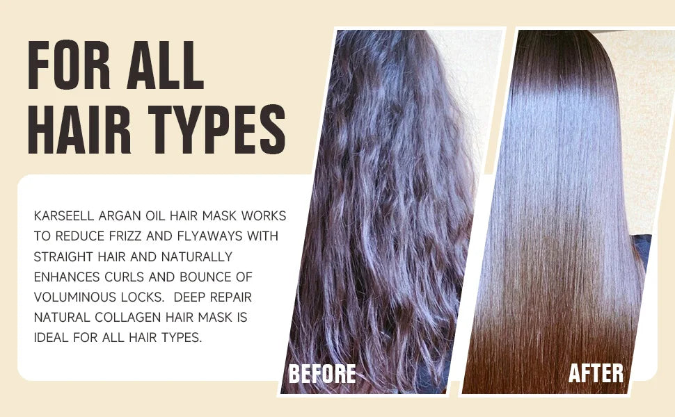 Hair Mask + Argan Oi + Hair Shampoo