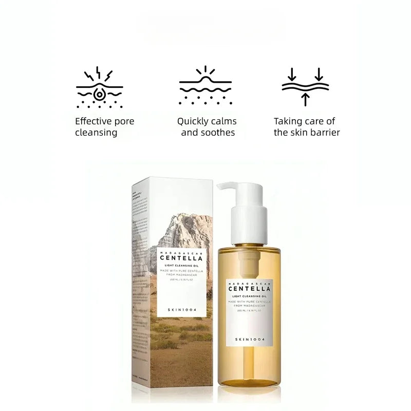 Korean Skin1004 Centella Ampoule Toner Cleanser Face Serum Cleaning Oil .