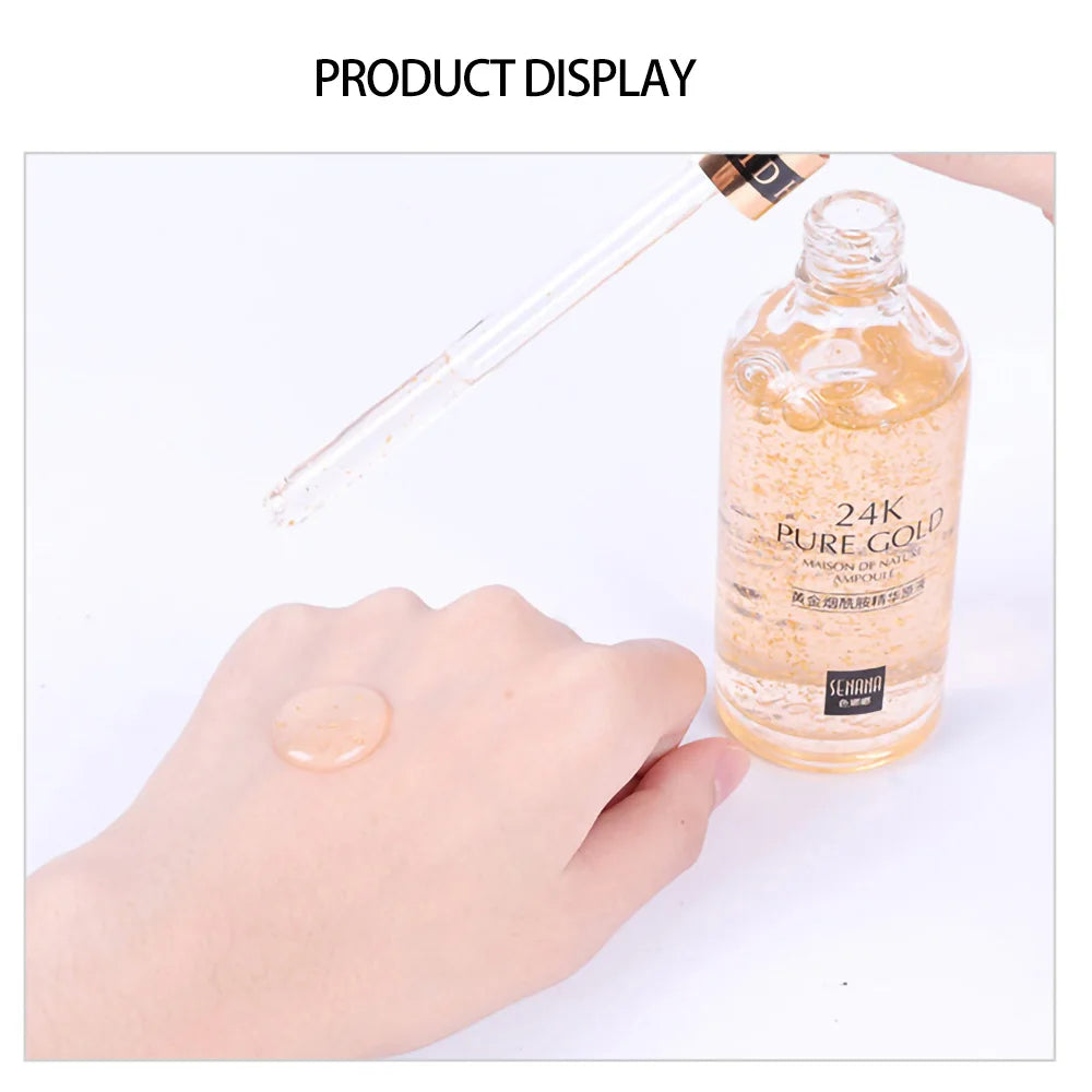 Skincare Set 24K Gold Face Serum Anti Ageing.