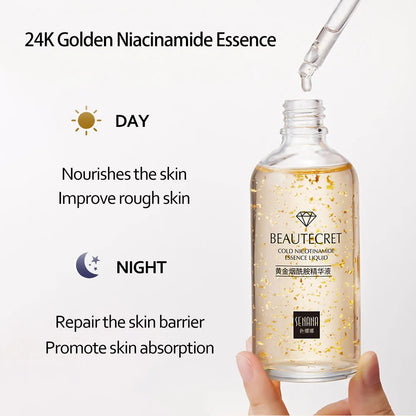 Skincare Set 24K Gold Face Serum Anti Ageing.