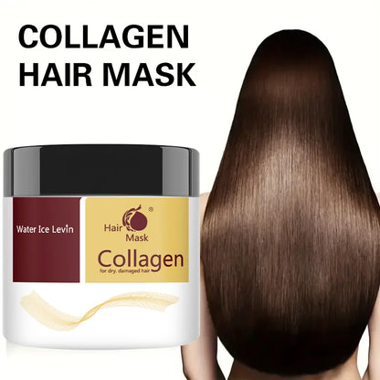 Collagen Hair Care Deep Repair Conditioning Moroccan Argan Oil Hair Mask Essence Suitable for Dry and Damaged Hair