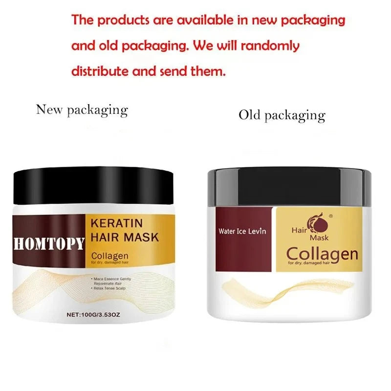 Collagen Hair Care Deep Repair Conditioning Moroccan Argan Oil Hair 
Mask EssenceFor Dry Damaged Hair Repair Revitalize Hair Care