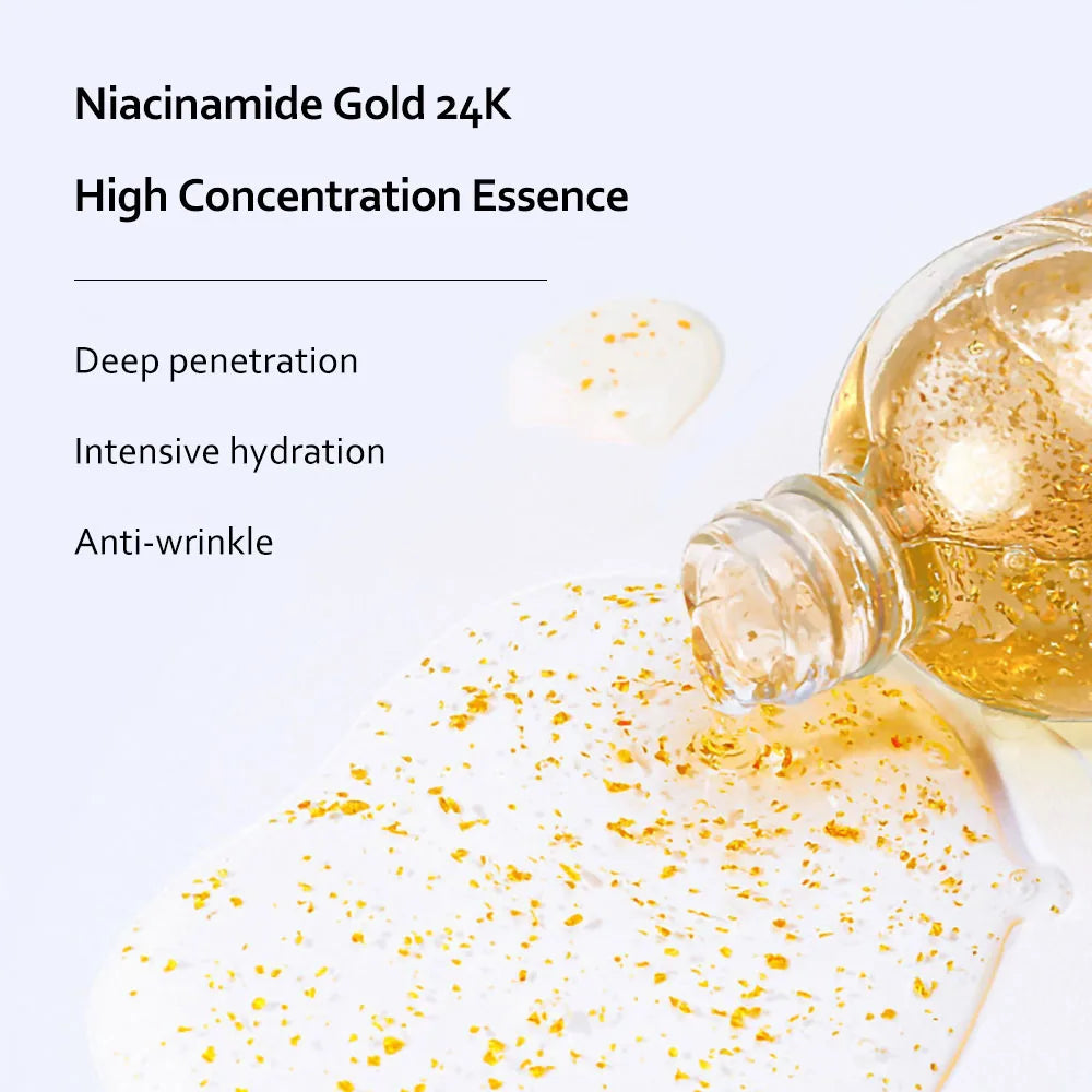 Skincare Set 24K Gold Face Serum Anti Ageing.