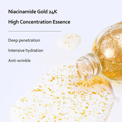Skincare Set 24K Gold Face Serum Anti Ageing.