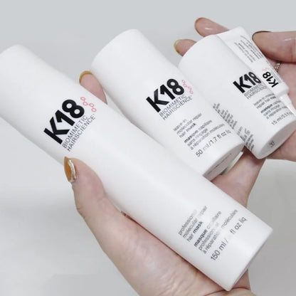 50ml K18 Leave-In Molecular kertain Repair Hair Mask Softens Restores Damaged Hair Deep Keratin Treatment for Hair and Scalp