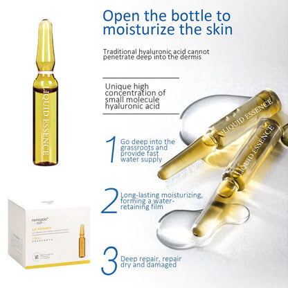 28 Bottle/SET Fullerene Hyaluronic Acid Ampoule Face Serum .