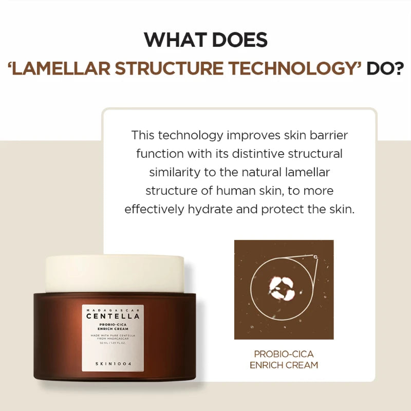 Madagascar Centella Probio-Cica Cream,Essence Toner,Face Moisturizing Anti-Aging Eye Creams Original Skincare Products