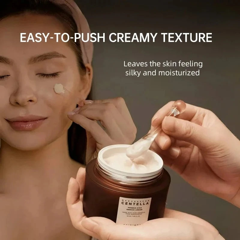 Madagascar Centella Probio-Cica Cream,Essence Toner,Face Moisturizing Anti-Aging Eye Creams Original Skincare Products